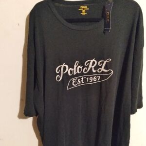 Brand New With Tag Black Ralph Lauren Polo Mens T-SHIRT. Size 3LT.